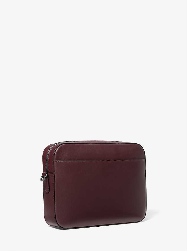 Michael Kors Varick Leather Brązowe | SN-MK28111